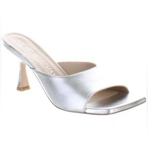 Stuart Weitzman Tia 75 Silver 7.5